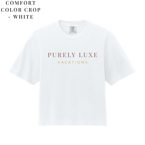 PLV - Purely Luxe Crop Comfort Colors (Various Colors)