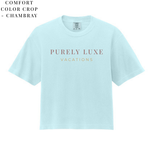 PLV - Purely Luxe Crop Comfort Colors (Various Colors)