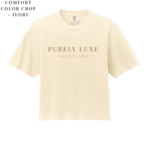 PLV - Purely Luxe Crop Comfort Colors (Various Colors)