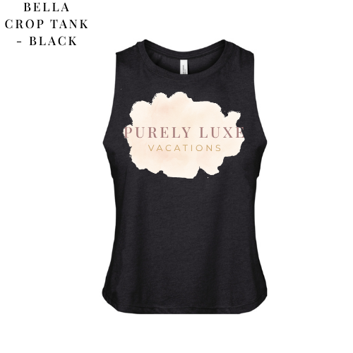 PLV - Purely Luxe Watercolor Crop Tank (Various Colors)