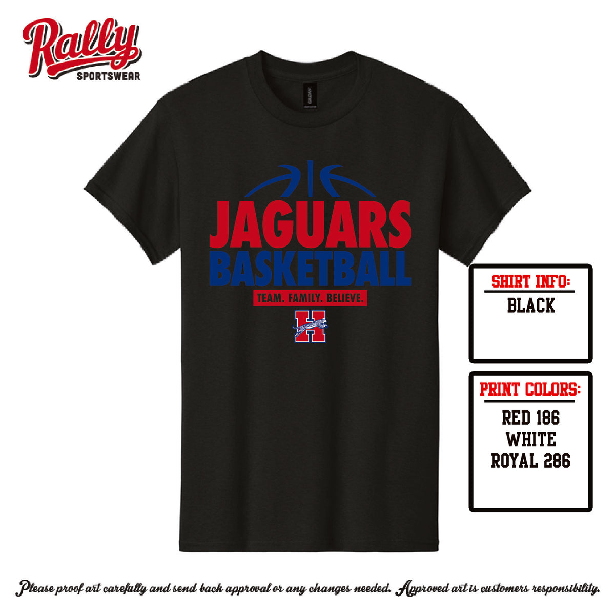 HHSBBB26 - Jaguars Basketball Fan