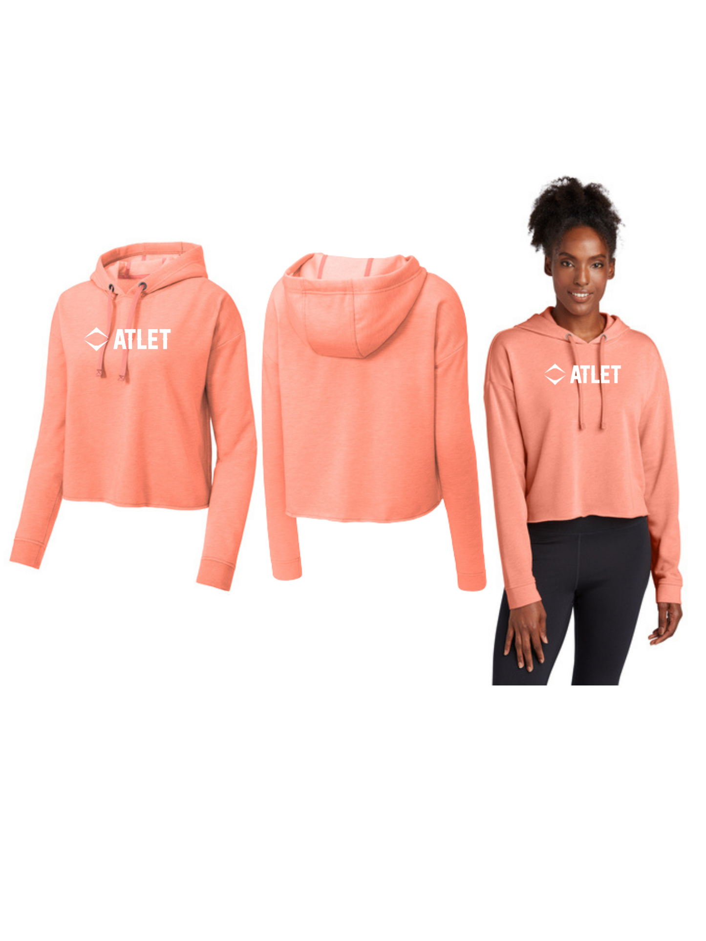 Atlet - Ladies Crop Hoodie - Classic