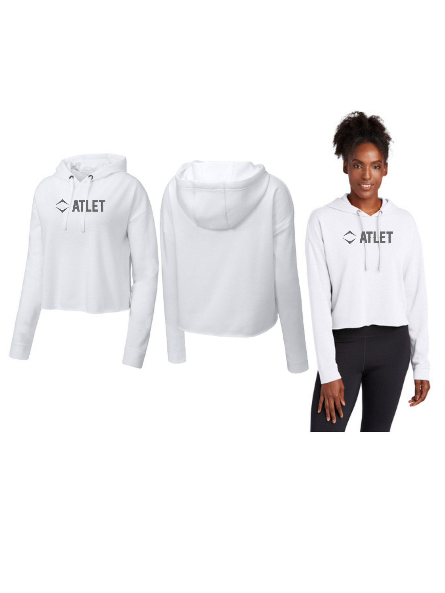 Atlet - Ladies Crop Hoodie - Classic