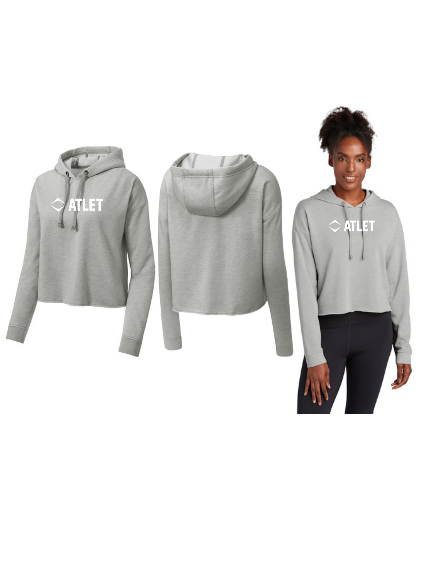 Atlet - Ladies Crop Hoodie - Classic