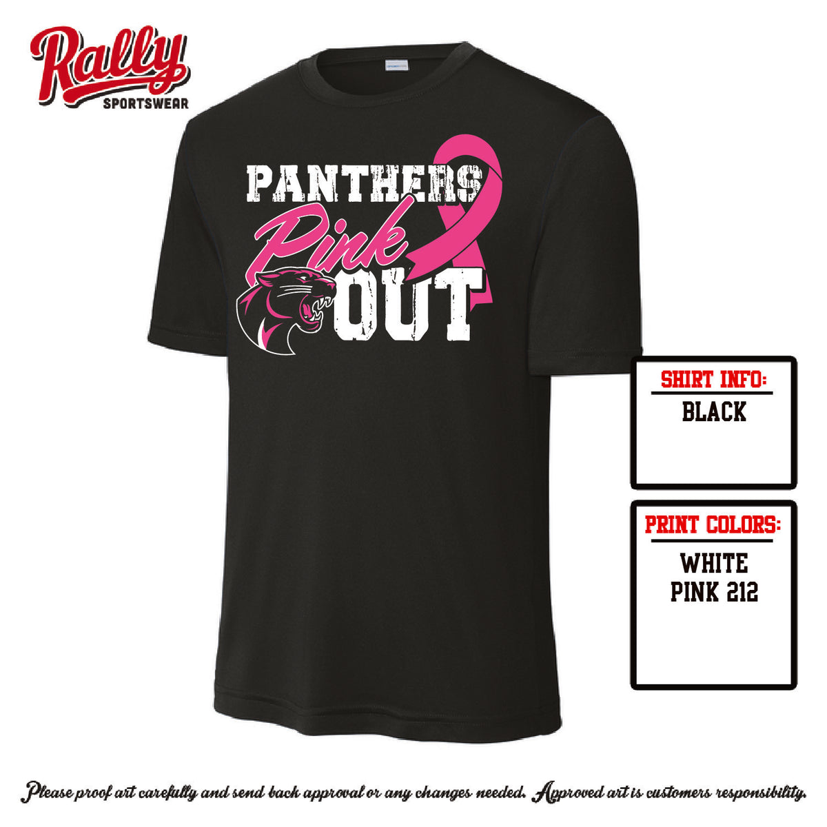 MHS26 - Pink Out Tee - Dri Fit