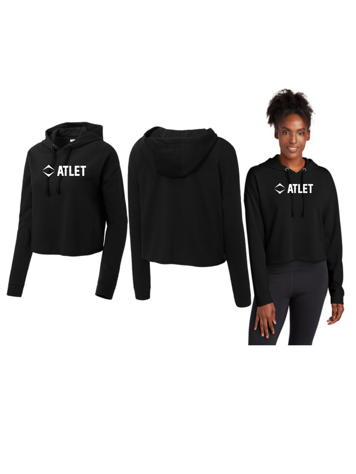 Atlet - Ladies Crop Hoodie - Classic