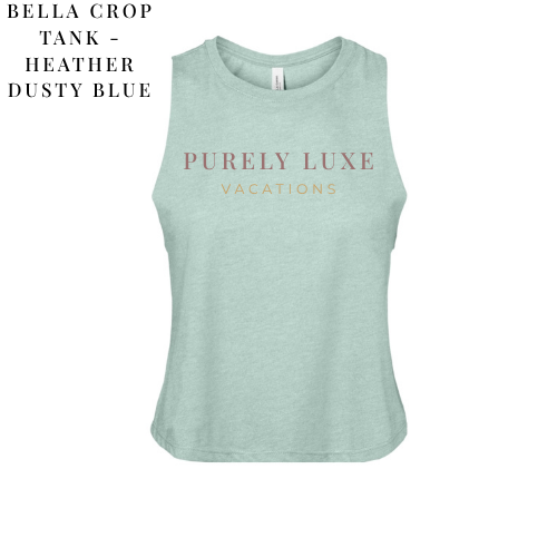PLV - Purely Luxe Crop Tank (Various Colors)