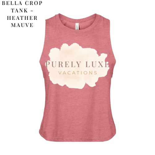 PLV - Purely Luxe Watercolor Crop Tank (Various Colors)