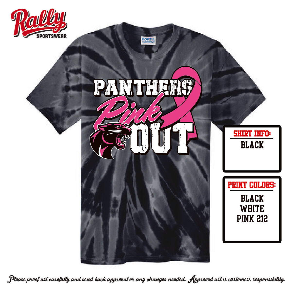 MHS26 - Pink Out Tee - Tie-Dye