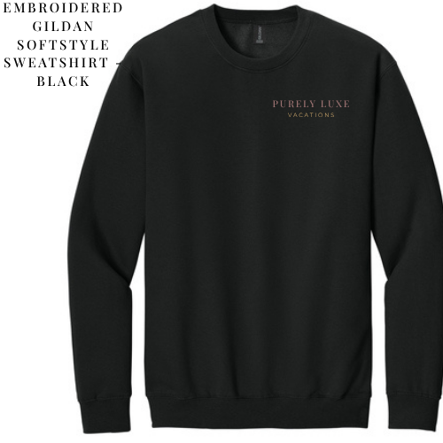 PLV - Purely Luxe Embroidered Sweatshirt (Various Colors)