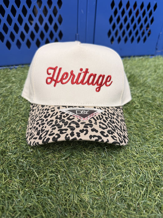 HHS Scripty Hat Leopard Bill