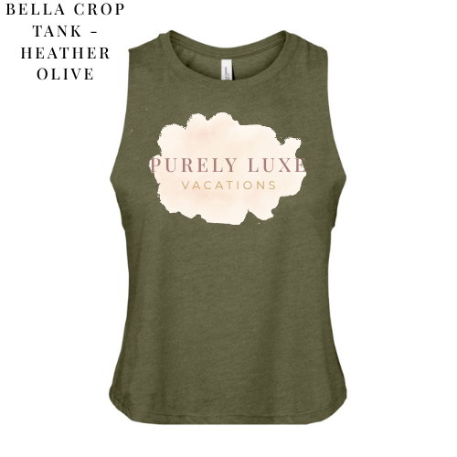 PLV - Purely Luxe Watercolor Crop Tank (Various Colors)