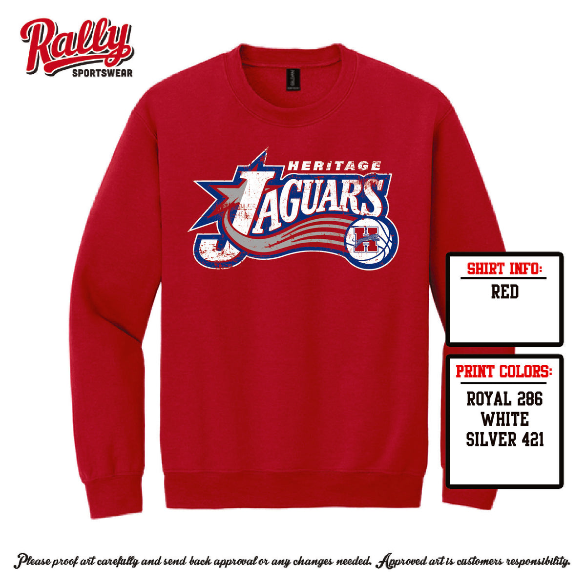 HHSBBB26 - Jaguars Basketball Retro