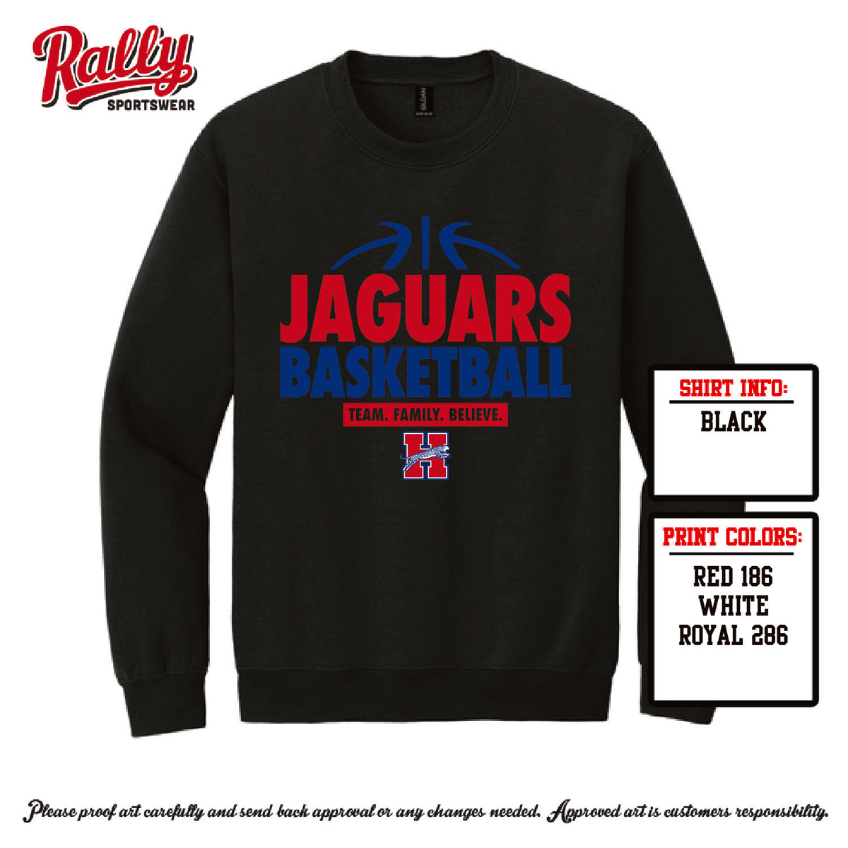 HHSBBB26 - Jaguars Basketball Fan