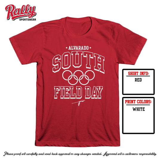 AES24 - 2nd Grade - Field Day Tee (Red)
