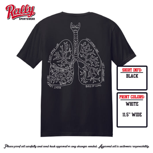 BUMCR - Baylor UMC Respiratory SS Tee - Black