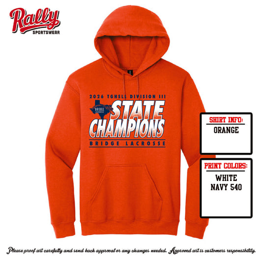 BPLSTATE26 - CHAMPIONS Hoodie - Orange