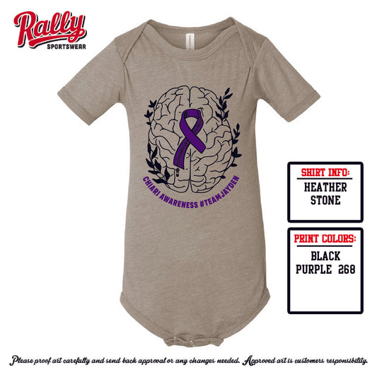 JMH - Team Jayden Chiari Awareness SS Infant Onesies