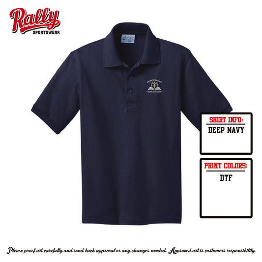 CONQ26 - Conquerors Polo - Navy