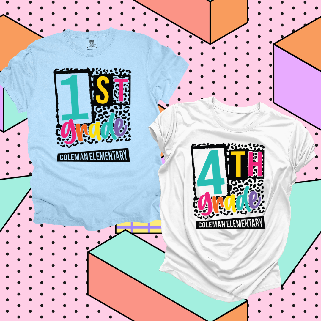COLEMAN GRADE LEVEL SHIRTS
