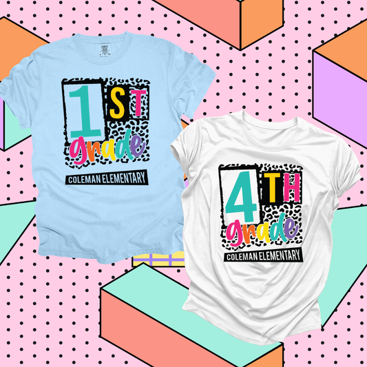 COLEMAN GRADE LEVEL SHIRTS