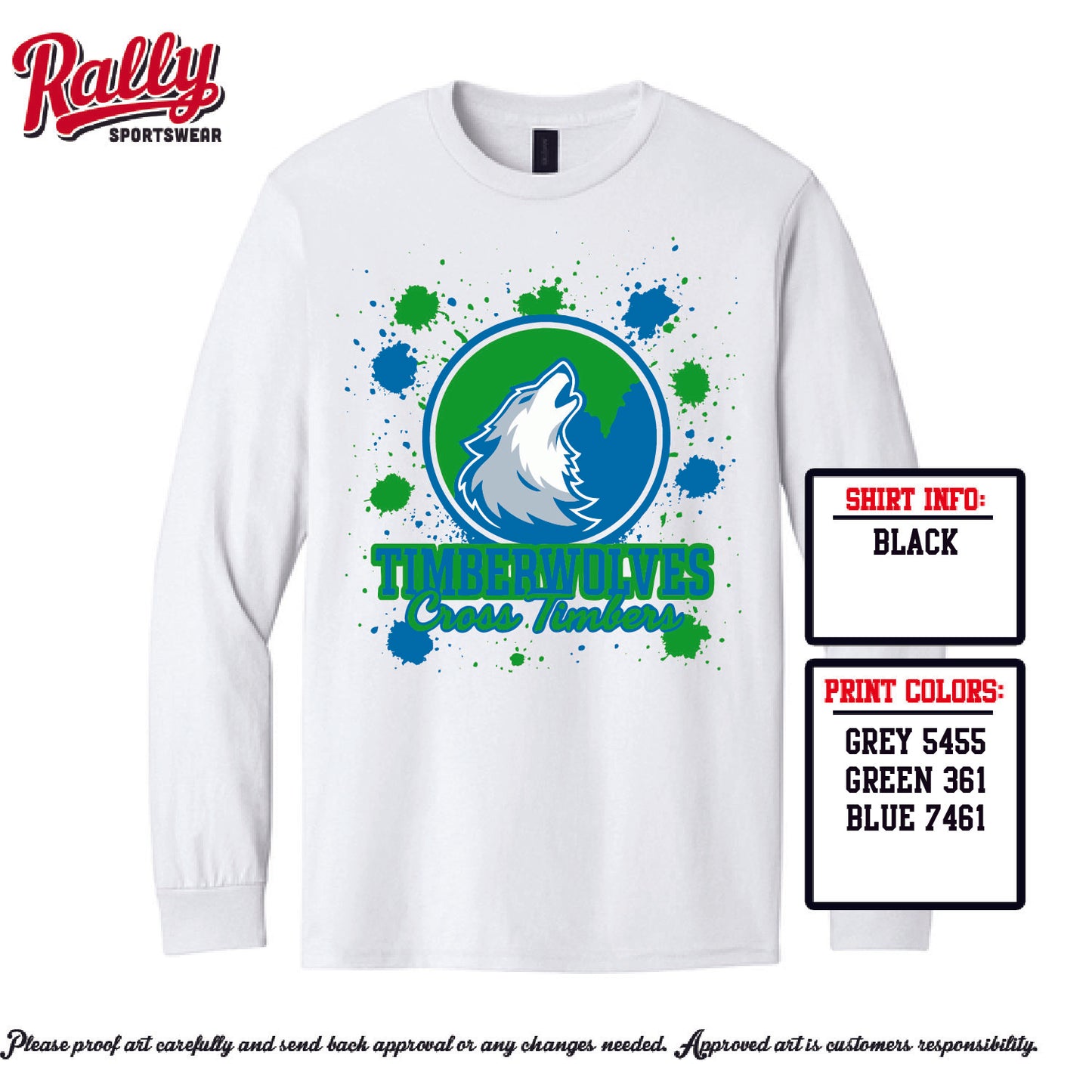 CTISS25 - Splatter Long Sleeve (White)