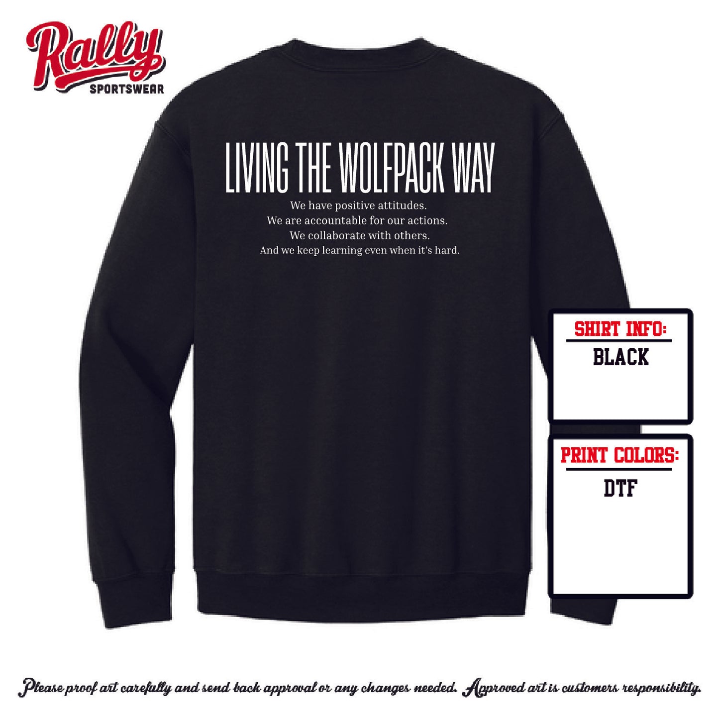 CTISS25 - Wolfpack Sweatshirt (Black)