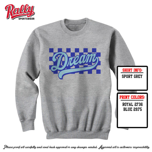 DREAM - Dream Checkered Crewneck