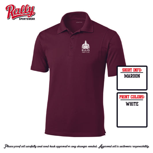 EAMC25 - Ellis A&M Club - Maroon Polo