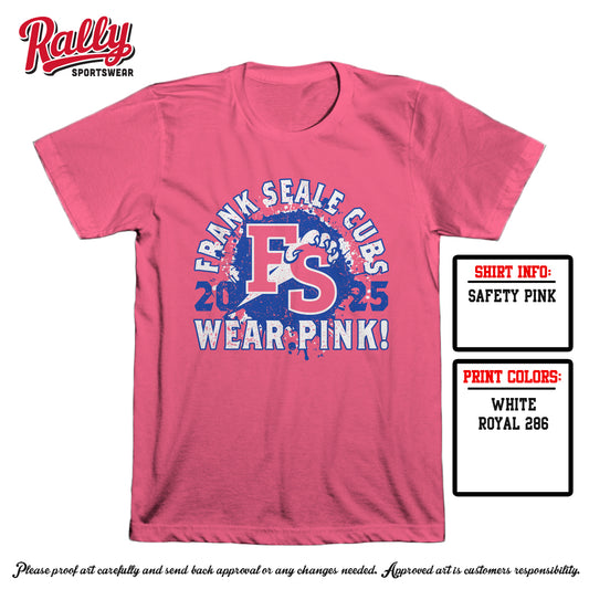 FSMS Spirit 25 - Pink Out Tee