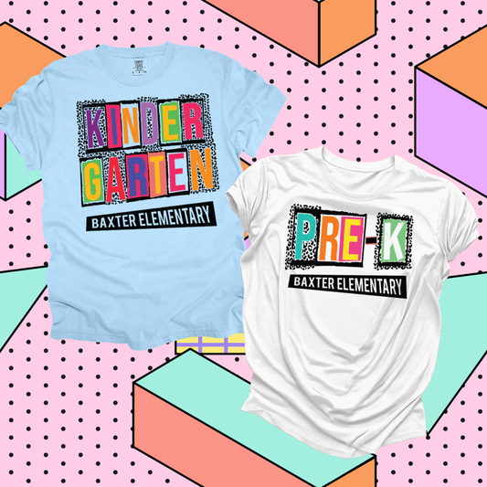 BAXTER GRADE LEVEL SHIRTS