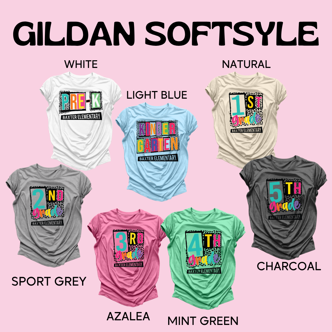 BAXTER GRADE LEVEL SHIRTS