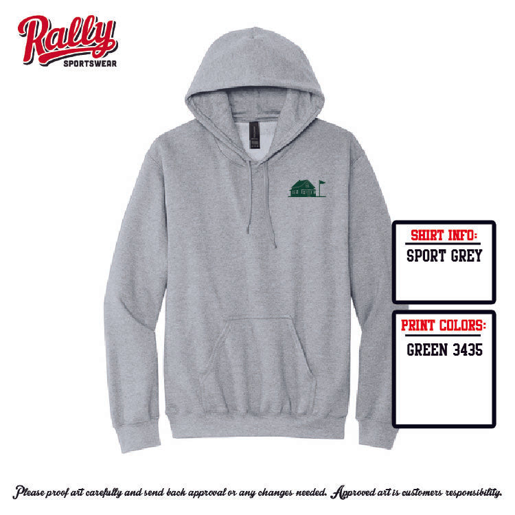 TGH25 -The Golf House - Grey Hoodie - Adult