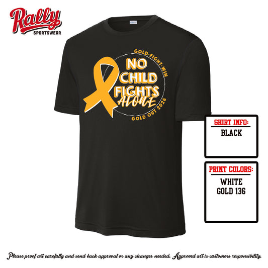 HHS26 - Gold Out Tee - Black Dri Fit
