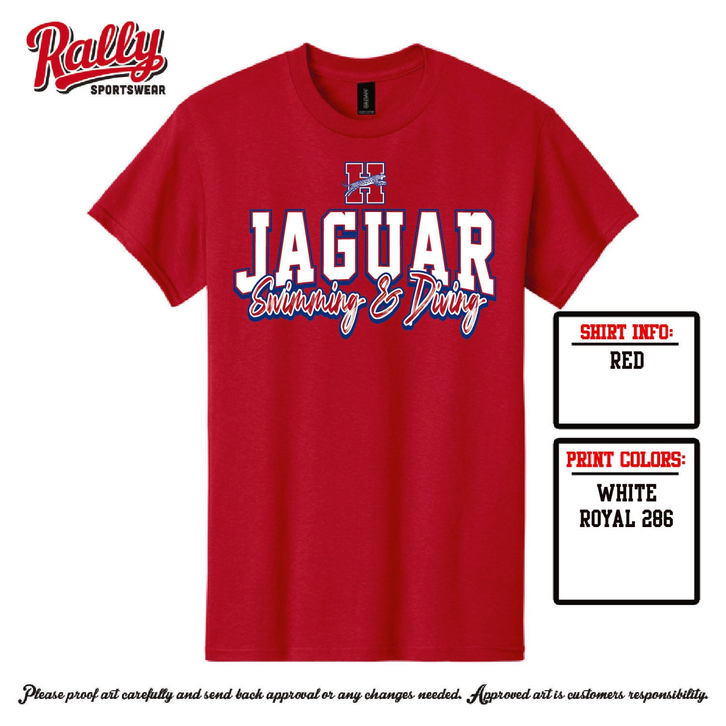 HHSSWM26 - Red Spirit Tee (Various Styles)