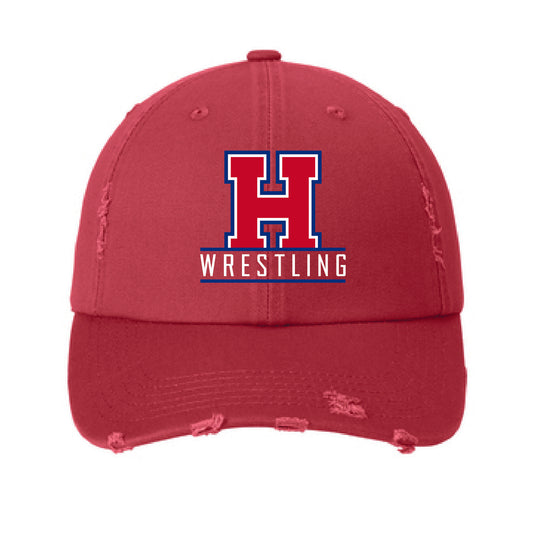 HHS Wrestling - Ladies Distressed Hat