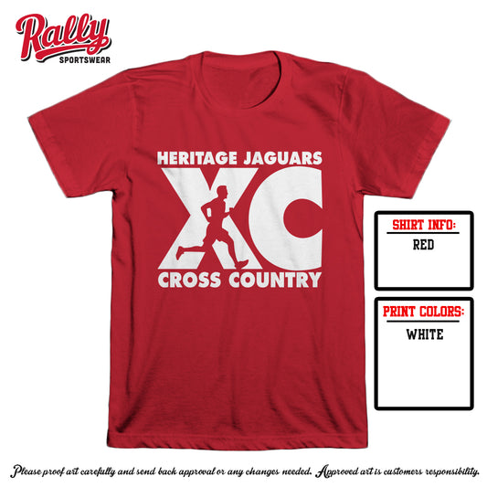 HHSXC25 - Big XC Tee (Multiple Colors)