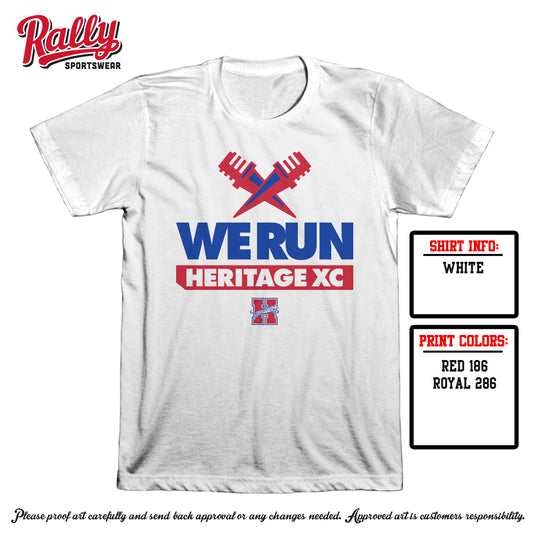 HHSXC25 - We Run Tees (Multiple Colors)