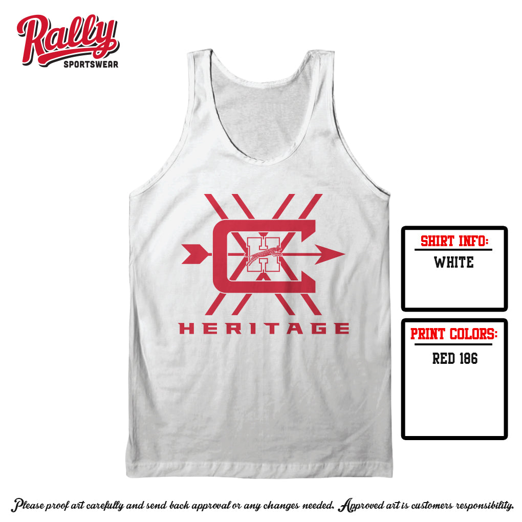 HHSXC25 - Runner White X Tee/Tank