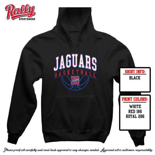 HHSBBB25 - Jaguars Basketball Hoodie