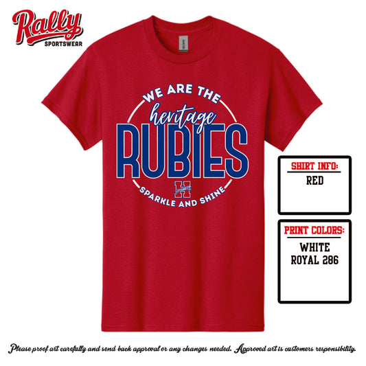 HHSBEL26 - Rubies Circle (Various Styles)