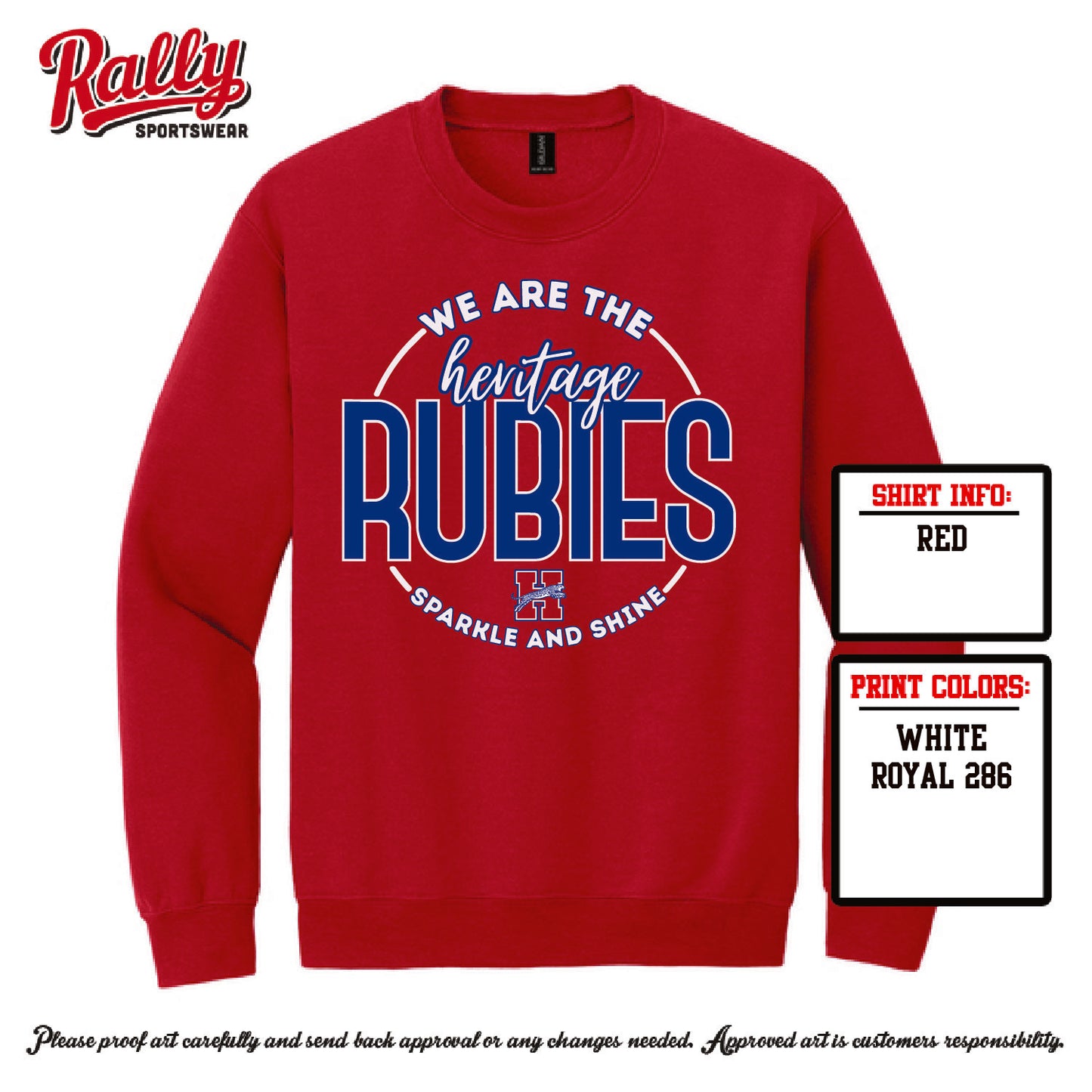HHSBEL26 - Rubies Circle (Various Styles)