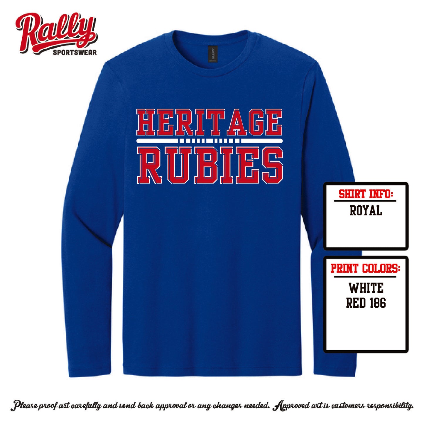 HHSBEL26 - Rubies Collegiate (Various Styles)