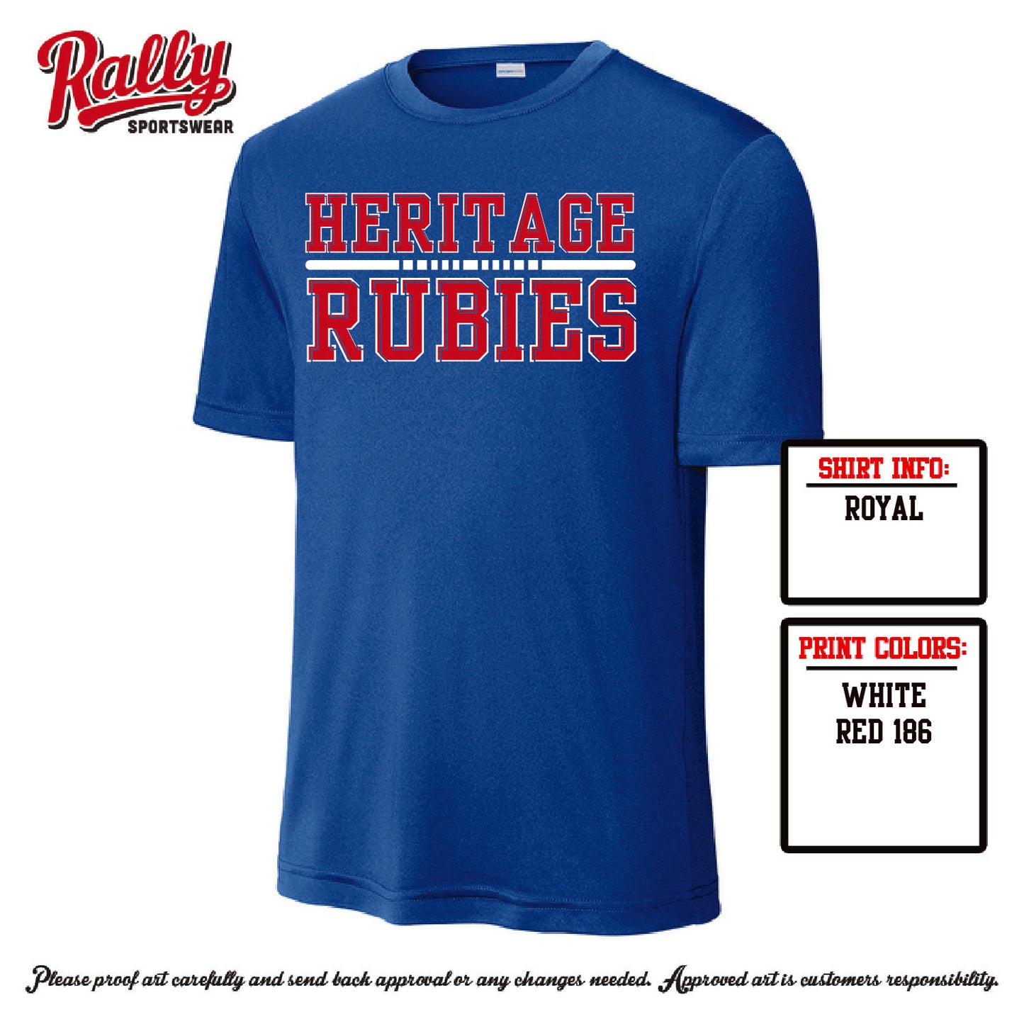 HHSBEL26 - Rubies Collegiate (Various Styles)