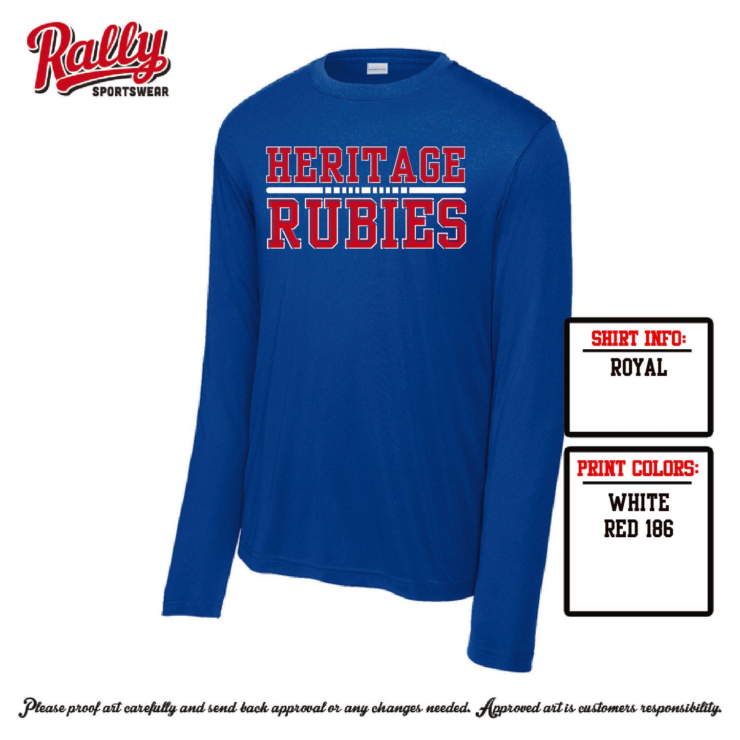 HHSBEL26 - Rubies Collegiate (Various Styles)