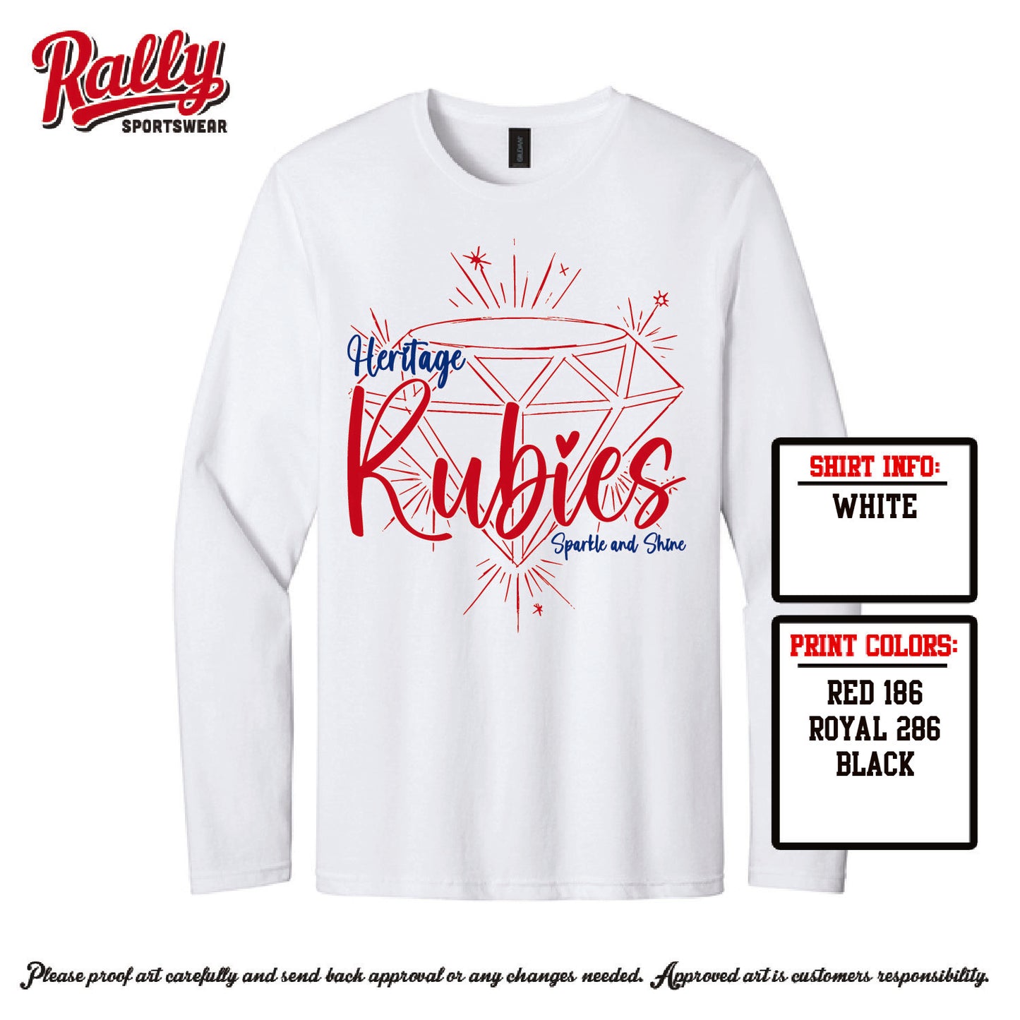 HHSBEL26 - Rubies White (Various Styles)