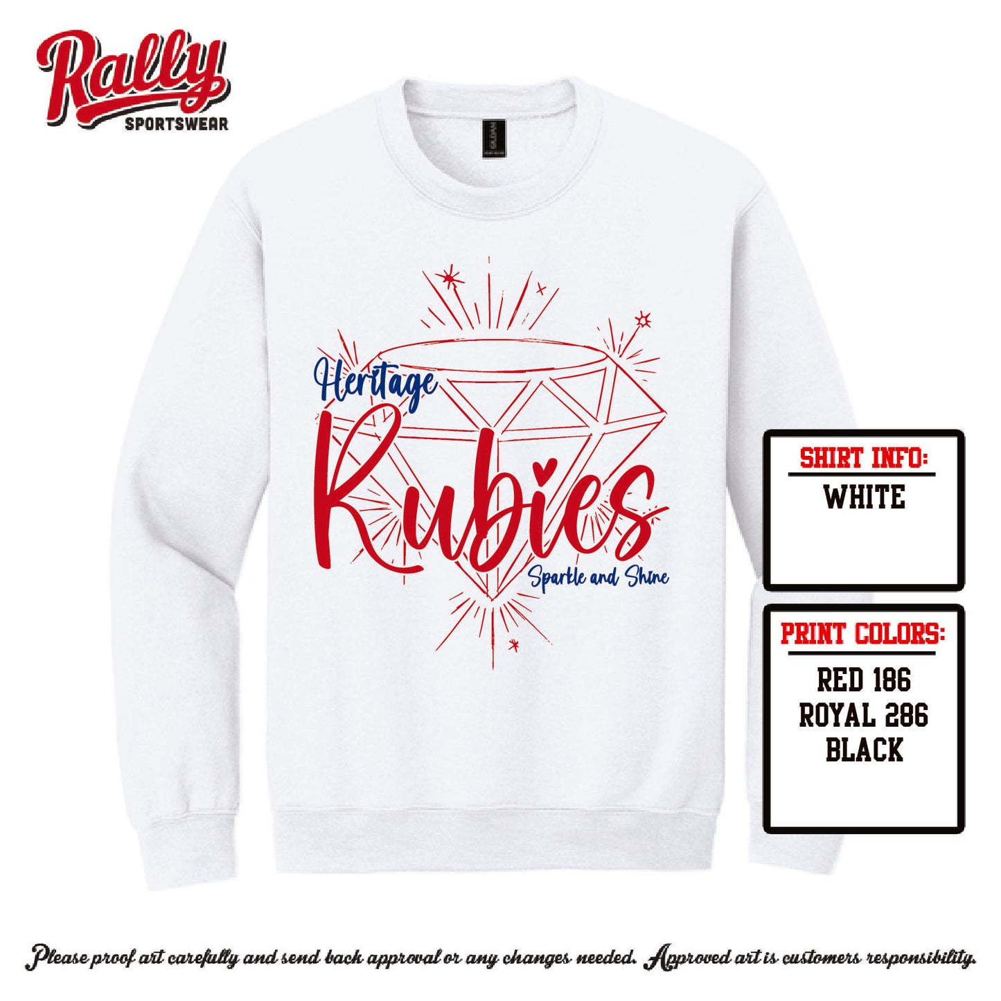 HHSBEL26 - Rubies White (Various Styles)