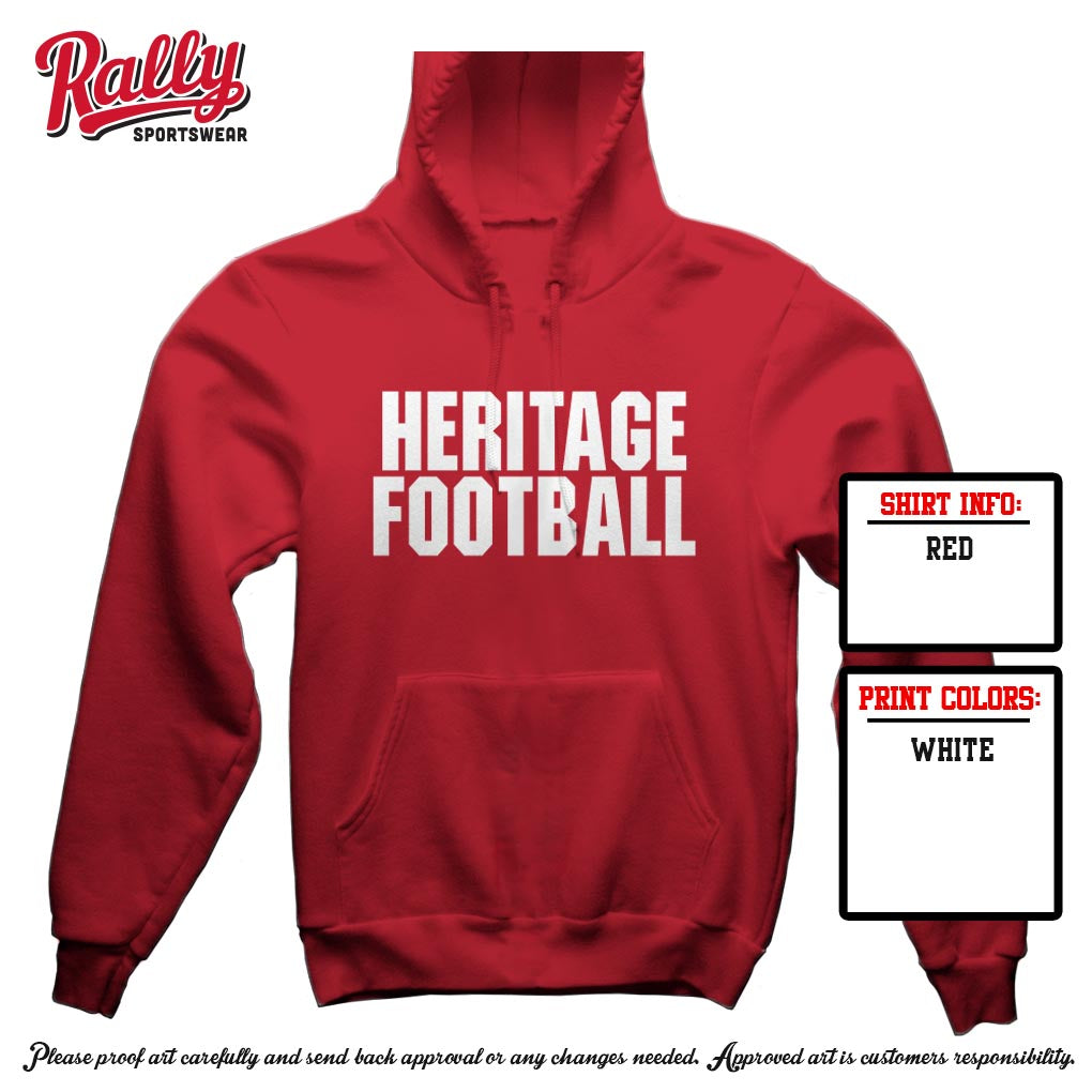 HHSFBFL25 - Practice Hoodie (Red)