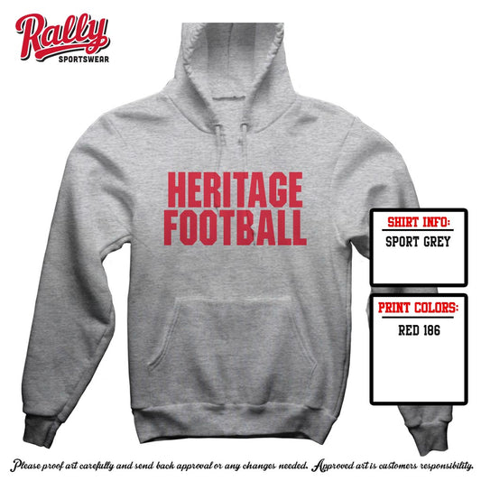HHSFBFL25 - Practice Hoodie (Grey)
