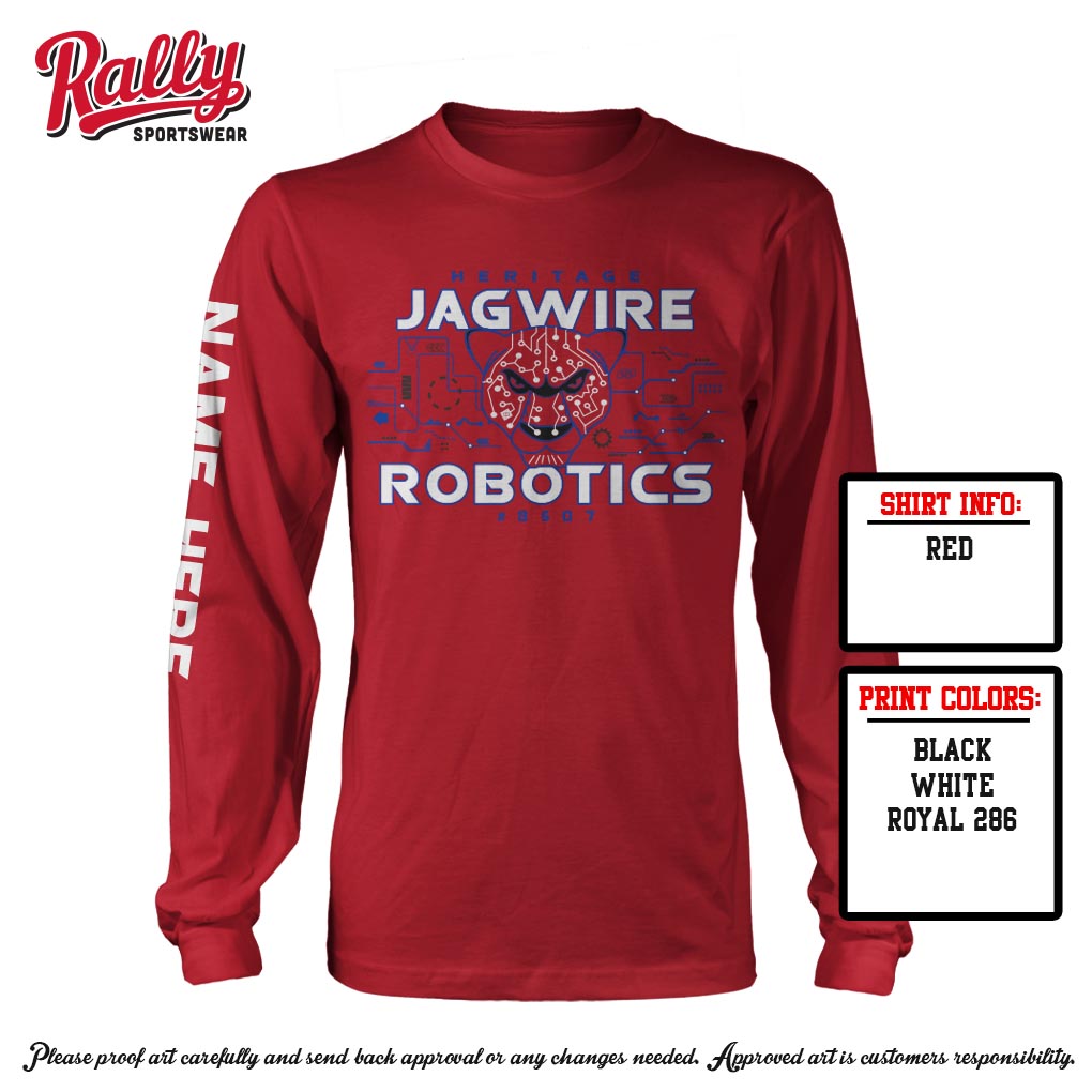 HJWR - Long Sleeve Spirit w/Name
